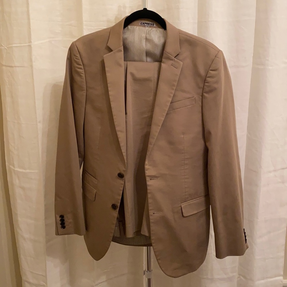 Express Khaki Suit